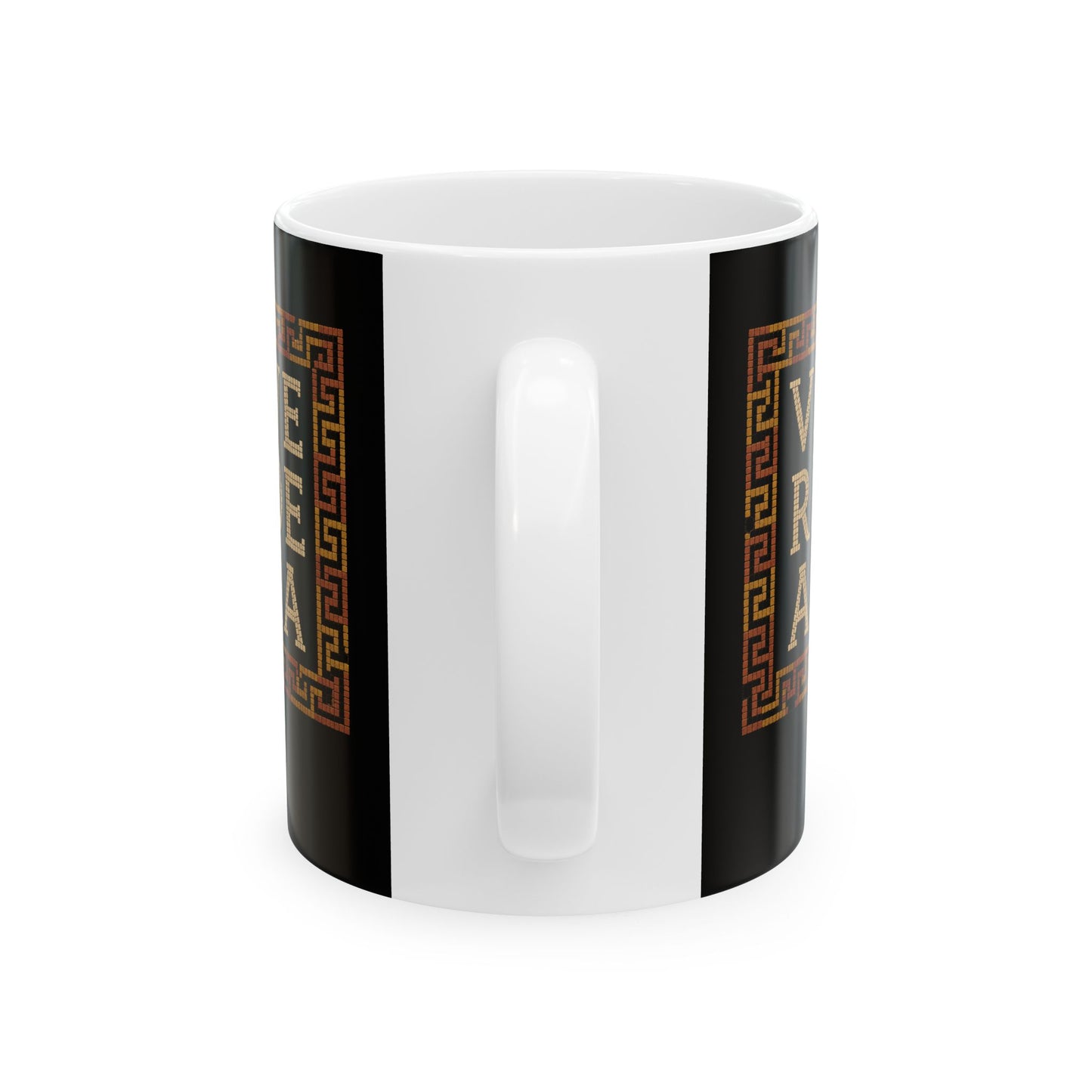 Vive Ride Ama Live Laugh Love Mosaic Ceramic Mug, (11oz, 15oz)
