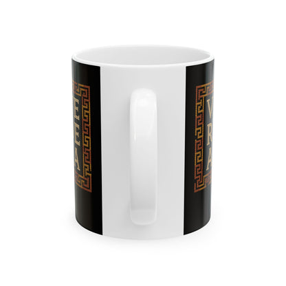 Vive Ride Ama Live Laugh Love Mosaic Ceramic Mug, (11oz, 15oz)