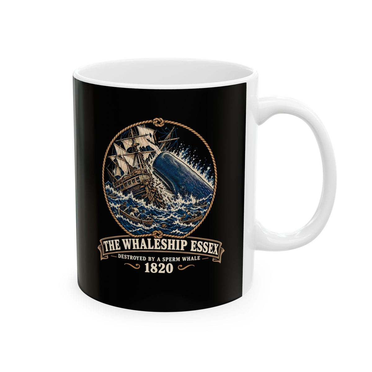 The Whaleship Essex 1820 Ceramic Mug, (11oz, 15oz)