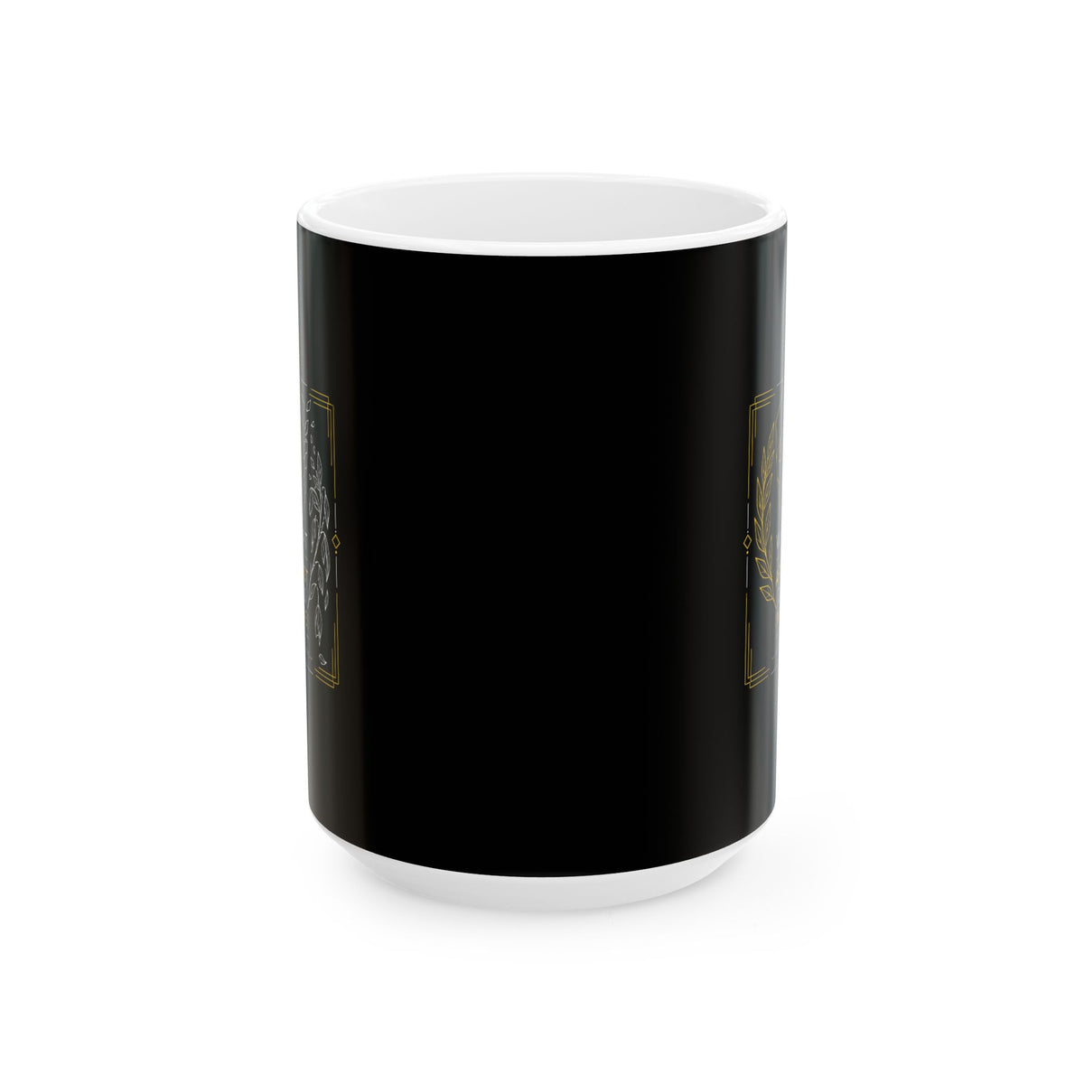 Line Art What an Artist Dies in Me Emperor Nero Ceramic Mug, (11oz, 15oz)