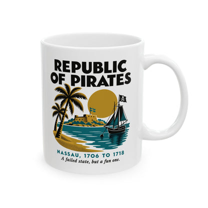 Republic of Pirates Nassau Ceramic Mug, (11oz, 15oz)