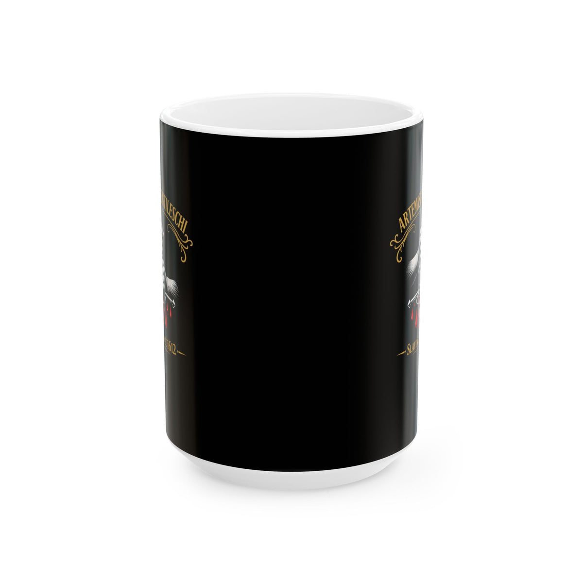Artemesia Gentileschi Painter Ceramic Mug, (11oz, 15oz)