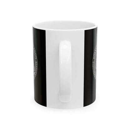 Solvitur Ambulando Saint Augustine Quote Solved by Walking Ceramic Mug, (11oz, 15oz)