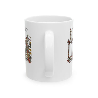 Hell Nay Bayeux Tapestry Meme Ceramic Mug, (11oz, 15oz)