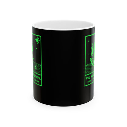 8 Bit Died of Scurvy Ceramic Mug, (11oz, 15oz)