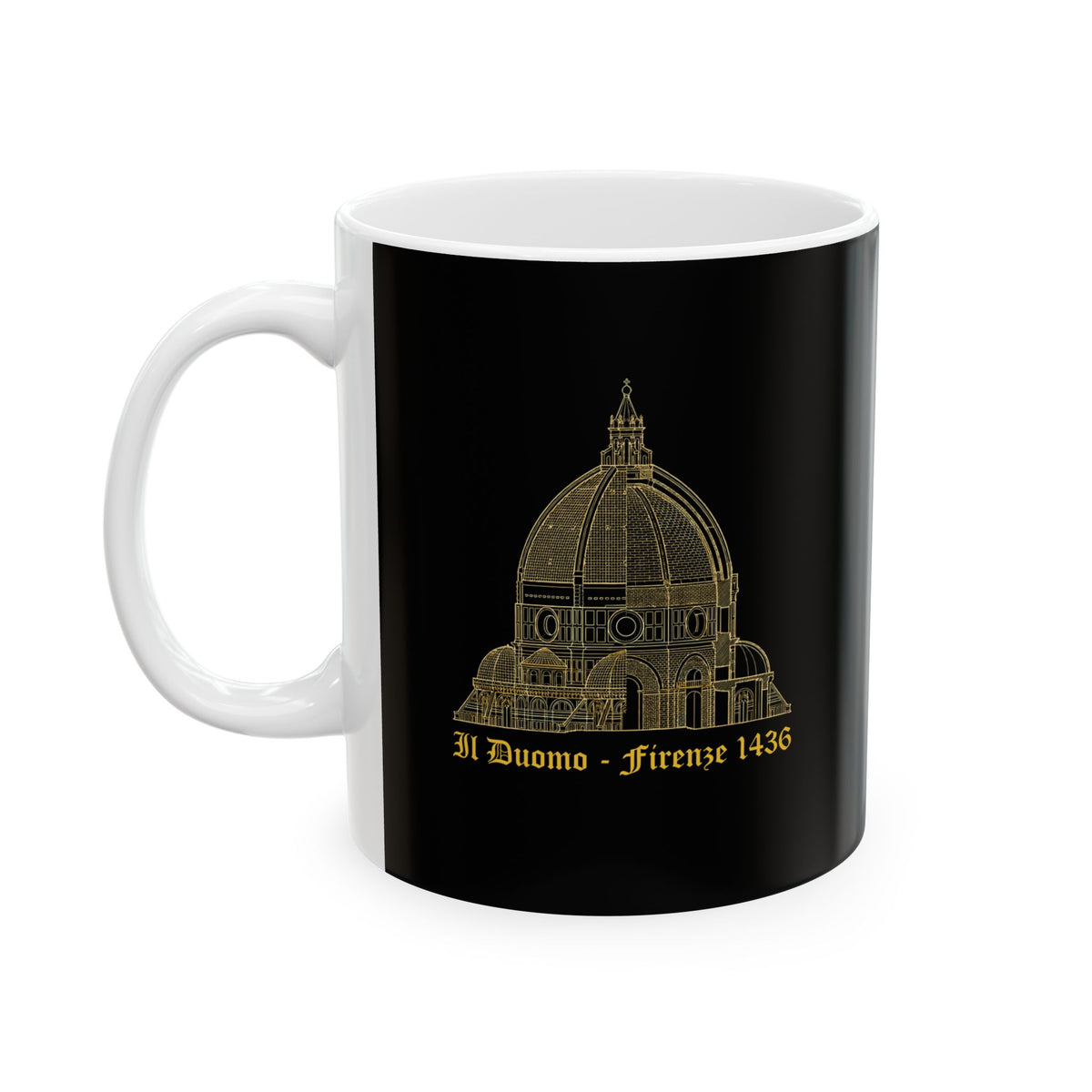 Brunelleschi's Dome Firenze Ceramic Mug, (11oz, 15oz)