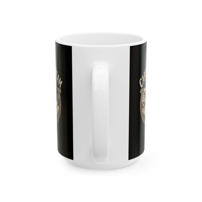 Carpe Caffeam Coffee Ceramic Mug, (11oz, 15oz)