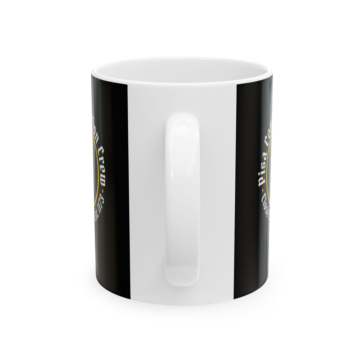 Pisa Construction Crew Leaning Tower Ceramic Mug, (11oz, 15oz)