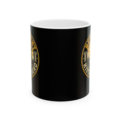 Resident History Nerd Badge Style Ceramic Mug, (11oz, 15oz)