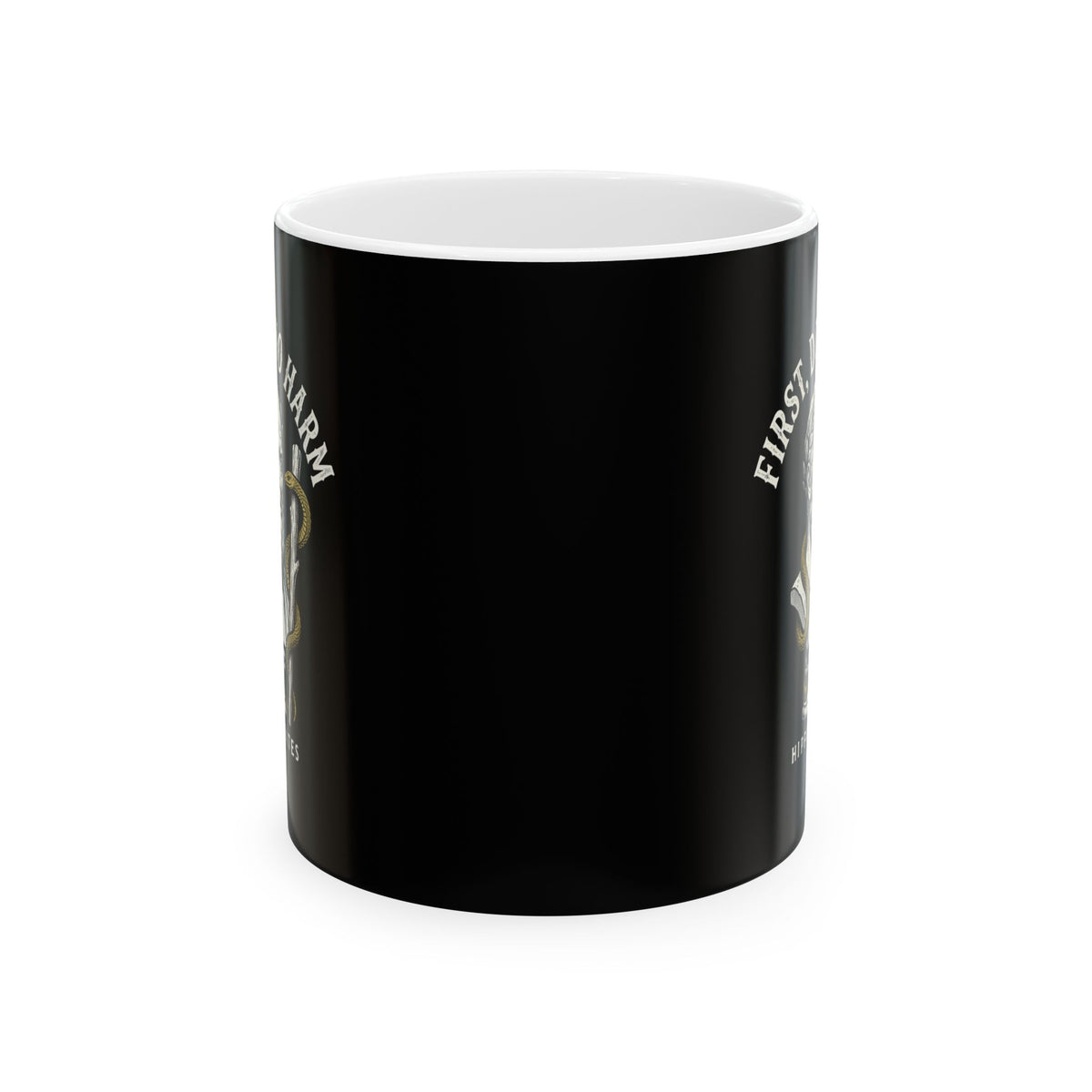 Hippocrates First Do No Harm Ceramic Mug, (11oz, 15oz)