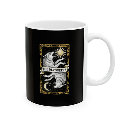Sköll & Hati Tarot the Devourers Ceramic Mug, (11oz, 15oz)