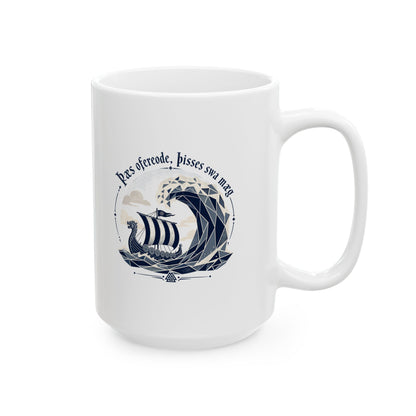 This Too Shall Pass Old English Longboat Ceramic Mug, (11oz, 15oz)