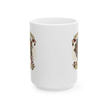 My Body is a Temple of Bacchus Ceramic Mug, (11oz, 15oz)
