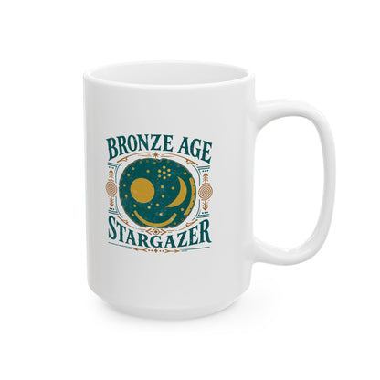 Nebra Disk Bronze Age Stargazer Ceramic Mug, (11oz, 15oz)