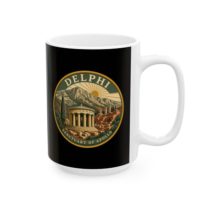 Delphi Sanctuary of Apollo Patch Ceramic Mug, (11oz, 15oz)