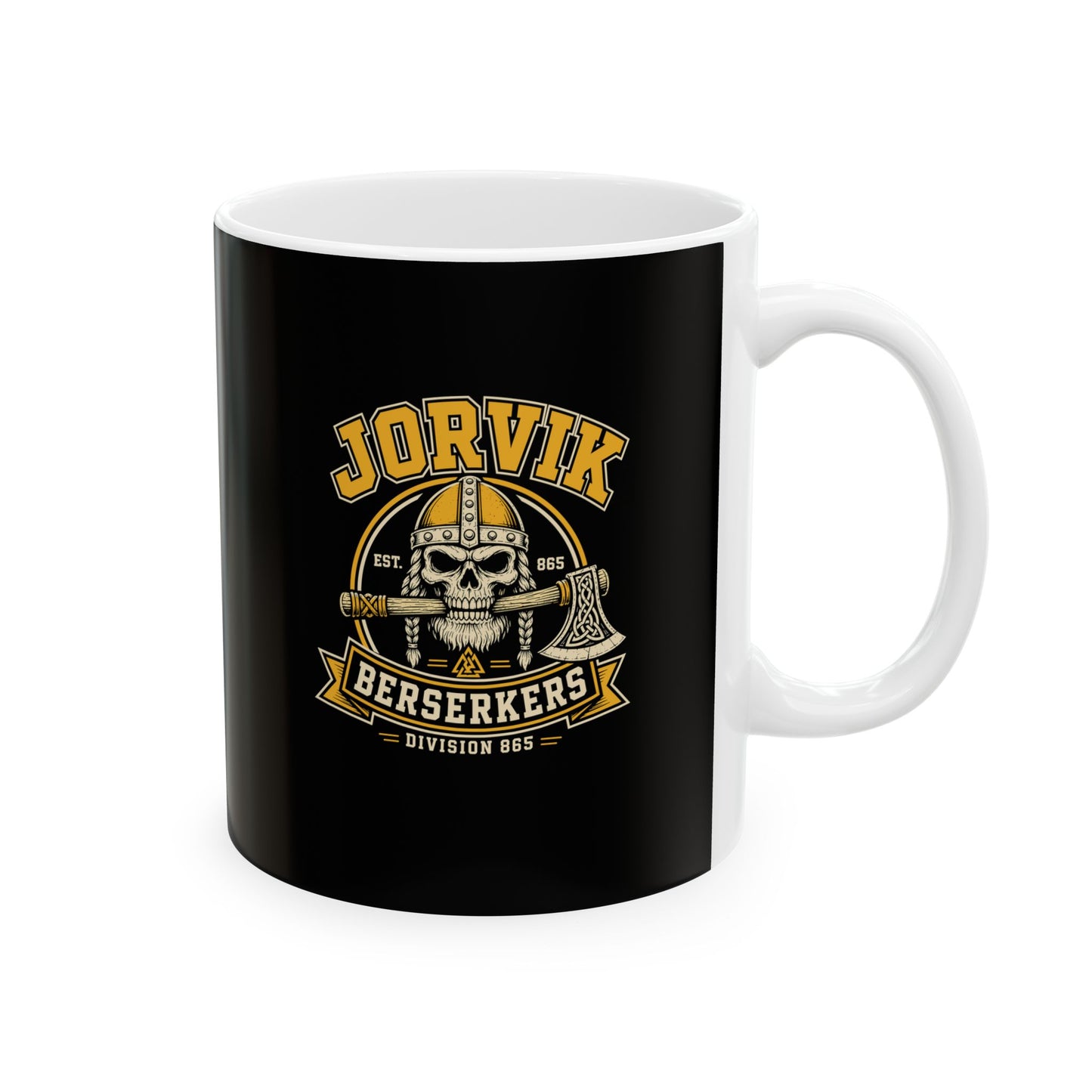 Jorvik Berserker Ceramic Mug, (11oz, 15oz)