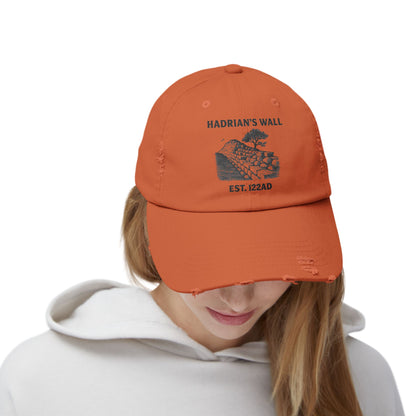 Hadrian's Wall Unisex Distressed Cap