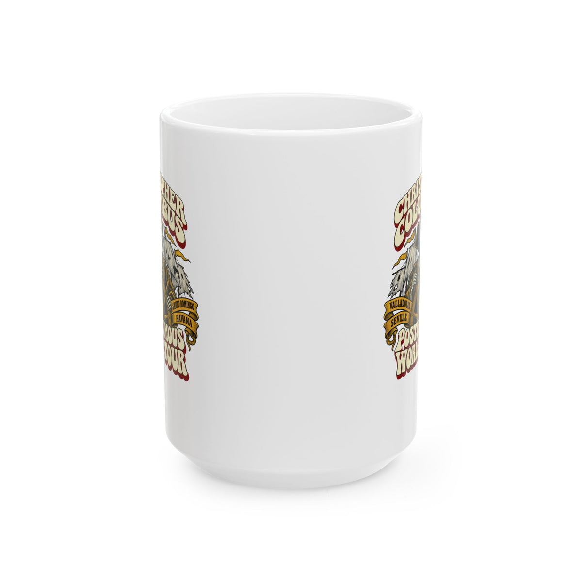 Columbus Posthumous World Tour Ceramic Mug, (11oz, 15oz)