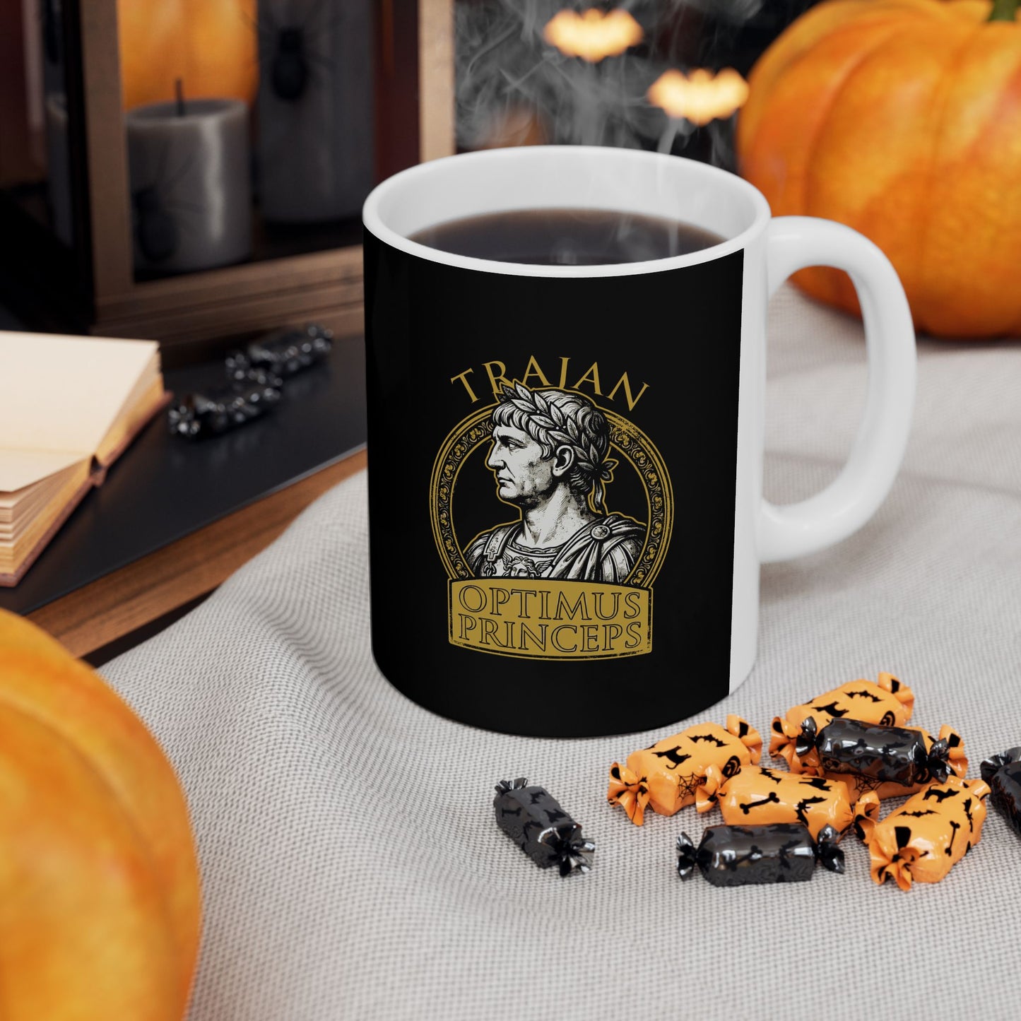 Trajan Optimus Princeps Ceramic Mug, (11oz, 15oz)