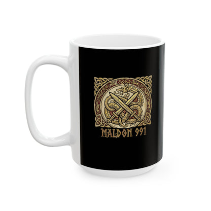 Battle of Maldon King Æthelred vs Vikings Ceramic Mug, (11oz, 15oz)