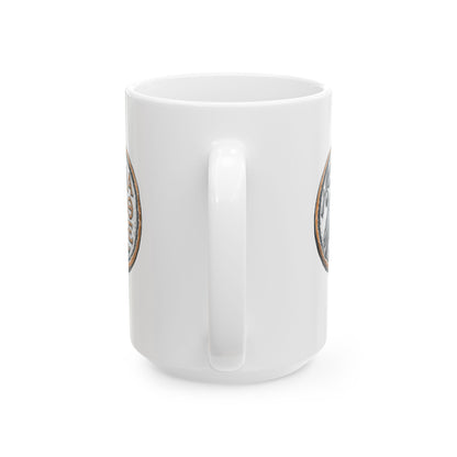 Athens Owl Coin Ceramic Mug, (11oz, 15oz)