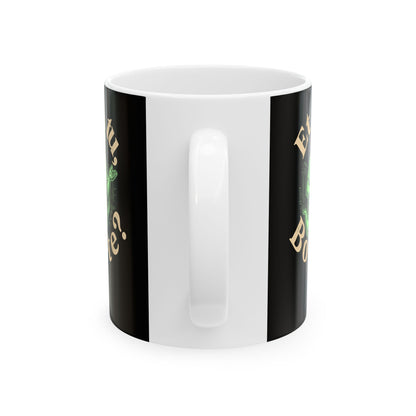 Caesar Ghost Et Tu Boo-Te Ceramic Mug, (11oz, 15oz)
