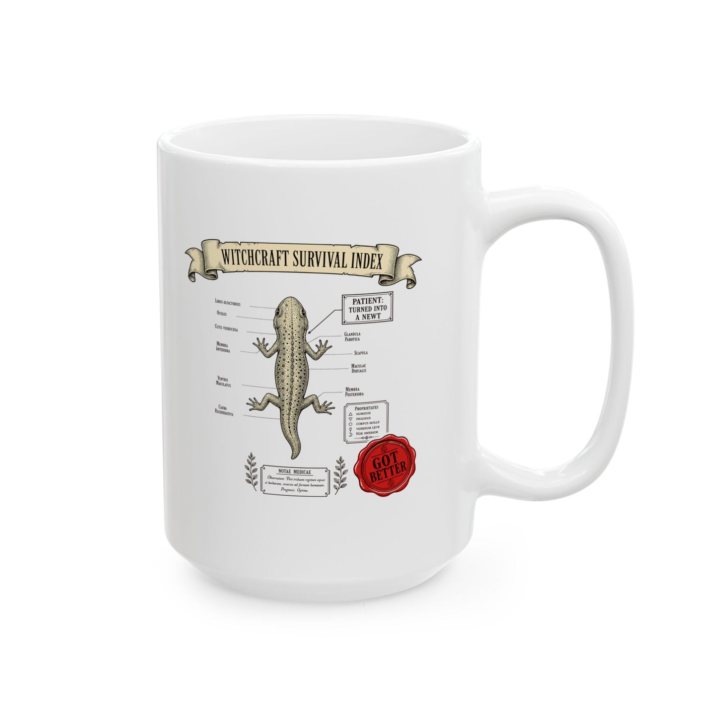 Turned into a Newt but Got Better Ceramic Mug, (11oz, 15oz)
