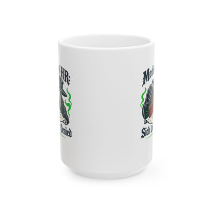 Medieval HR Performance Review  Ceramic Mug, (11oz, 15oz)