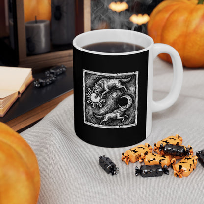 Sköll & Hati the Devourers Ceramic Mug, (11oz, 15oz)