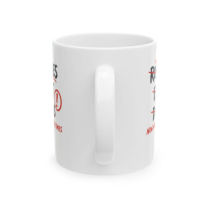 Romans Go Home Brian Graffiti Ceramic Mug, (11oz, 15oz)