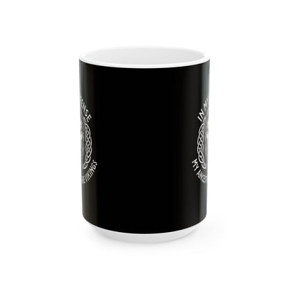 In My Defense My Ancestors Were Vikings Ceramic Mug, (11oz, 15oz)
