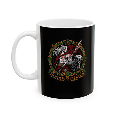 Hound of Ulster Cu Chulainn Ceramic Mug, (11oz, 15oz)