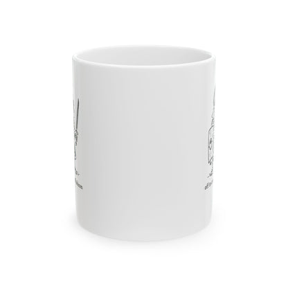 Centurian Frog Off to Cross the Rubicon Ceramic Mug, (11oz, 15oz)