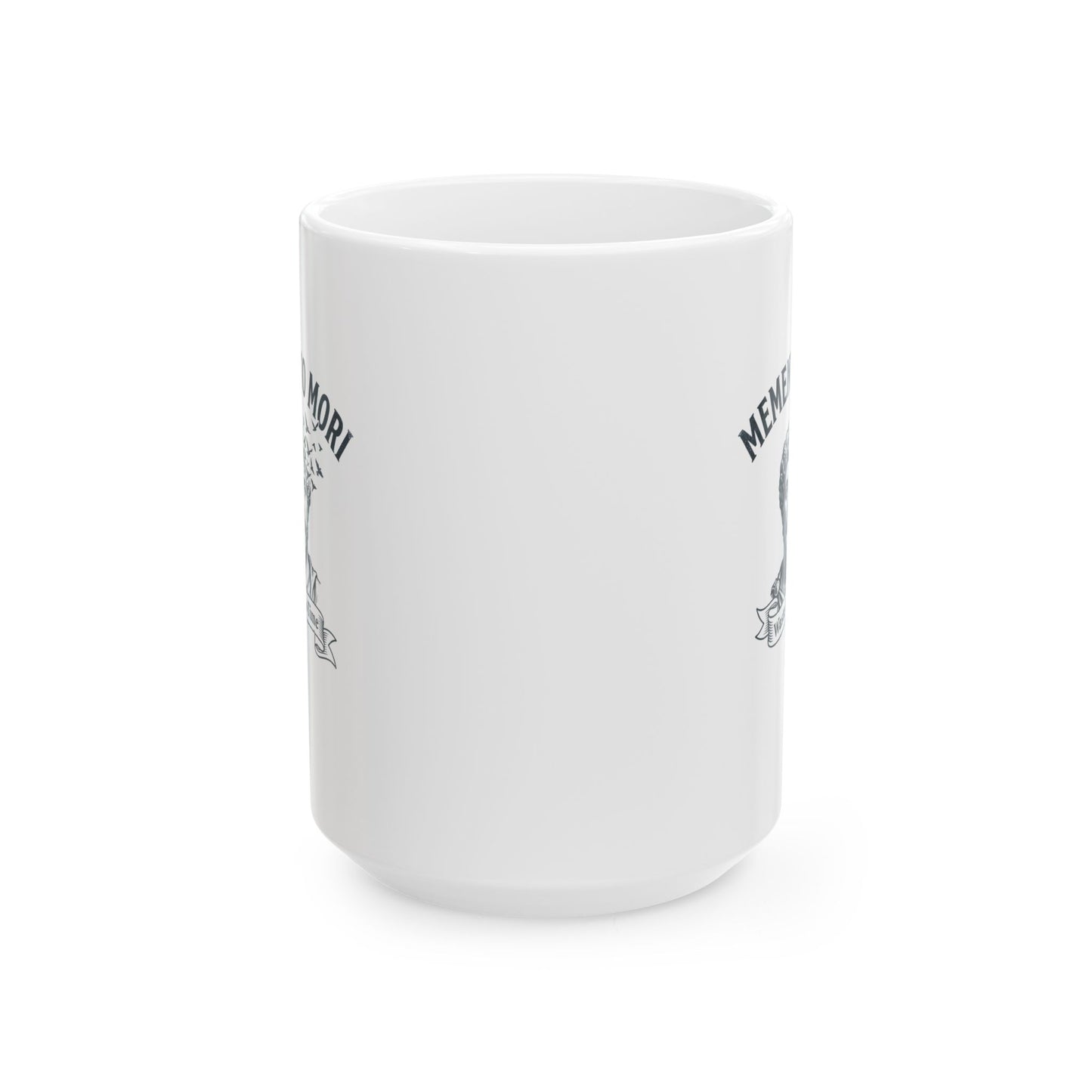 Marcus Aurelius Memento Mori Ceramic Mug, (11oz, 15oz)