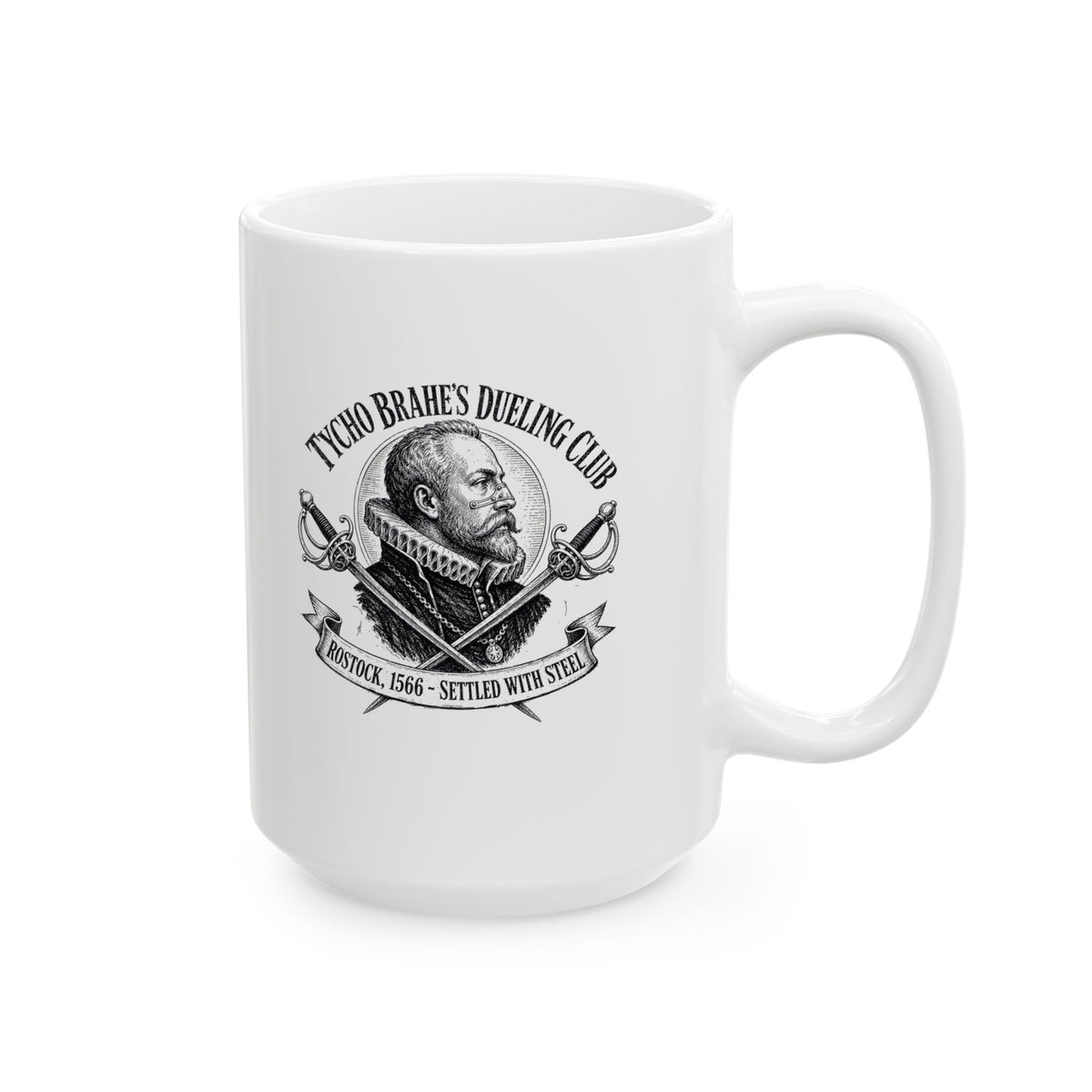 Tycho Brahe's Dueling Club Ceramic Mug, (11oz, 15oz)