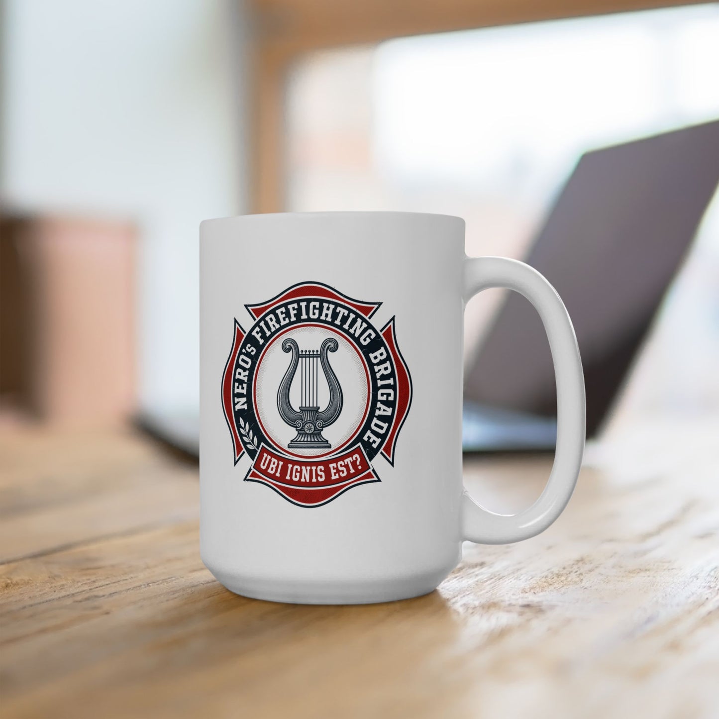 Emperor Nero's Fire fighting Brigade Ceramic Mug, (11oz, 15oz)