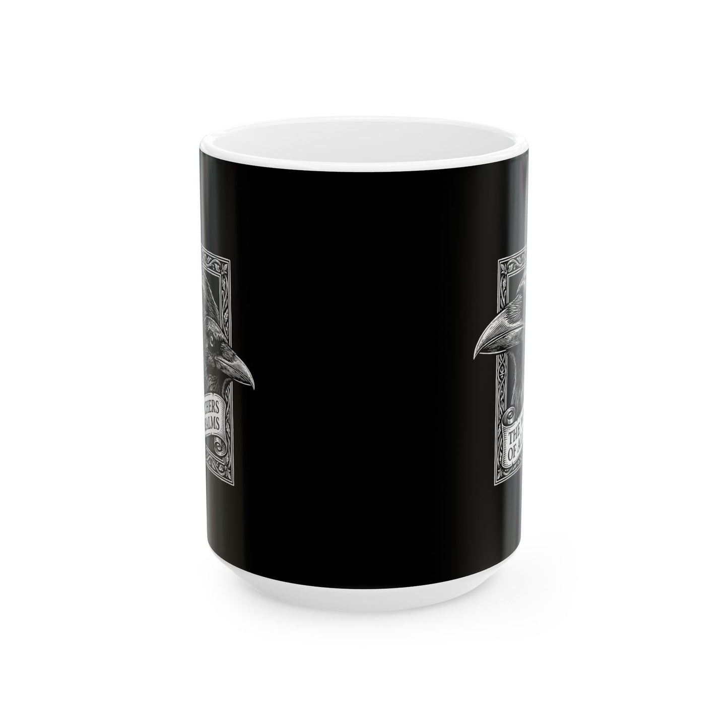 Huginn and Muninn Odin Ravens the Watchers Ceramic Mug, (11oz, 15oz)