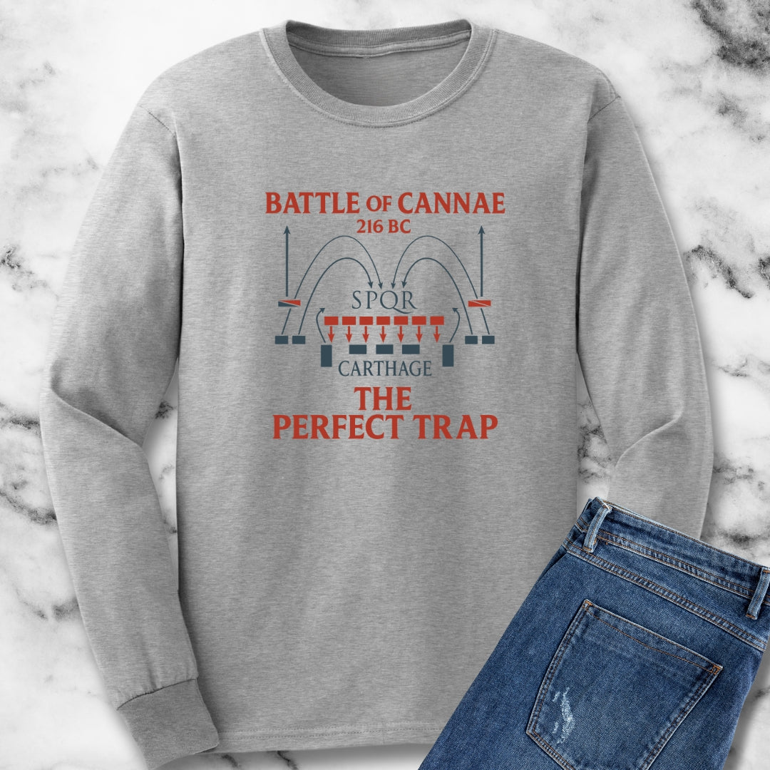 Battle Of Cannae the Perfect Trap Unisex Long Sleeve Tee
