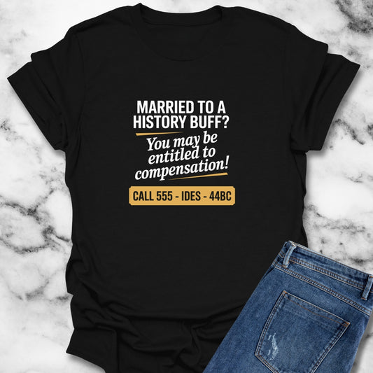 Married to a History Buff Unisex Lightweight T-Shirt