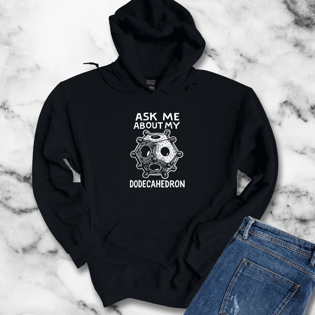 Ask Me About My Dodecahedron Unisex Heavy Blend™ Hooded Sweatshirt