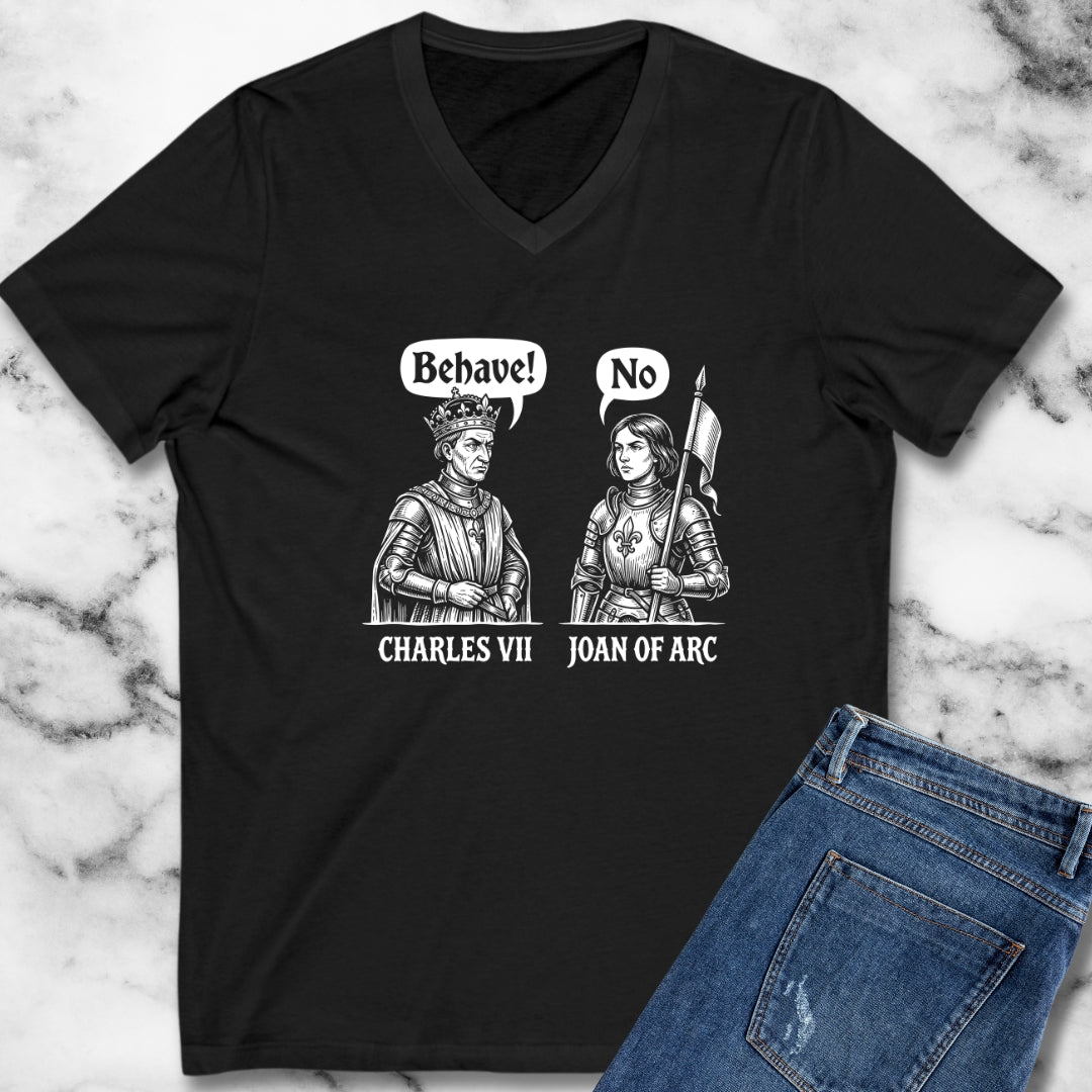 Joan of Arc Behave V-Neck