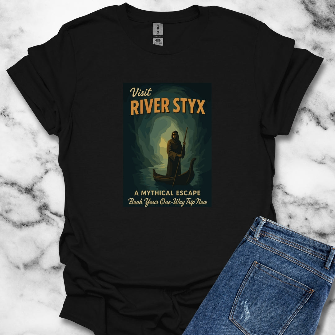 Vintage Ad Style Visit River Styx T-Shirt