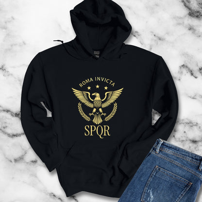 Roma Invicta SPQR Eagle Unisex Heavy Blend™ Hooded Sweatshirt