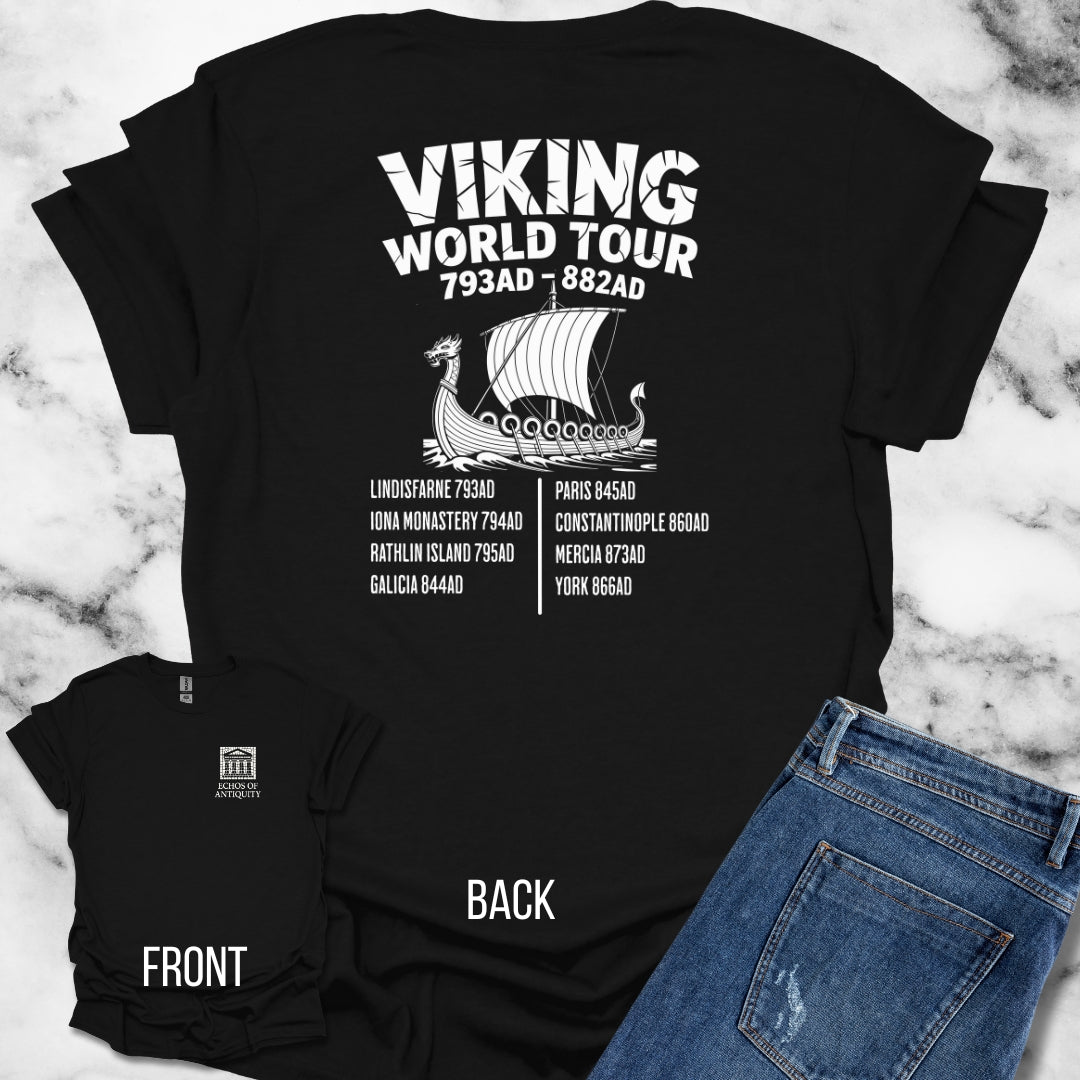 Viking World Tour Back Print T-Shirt