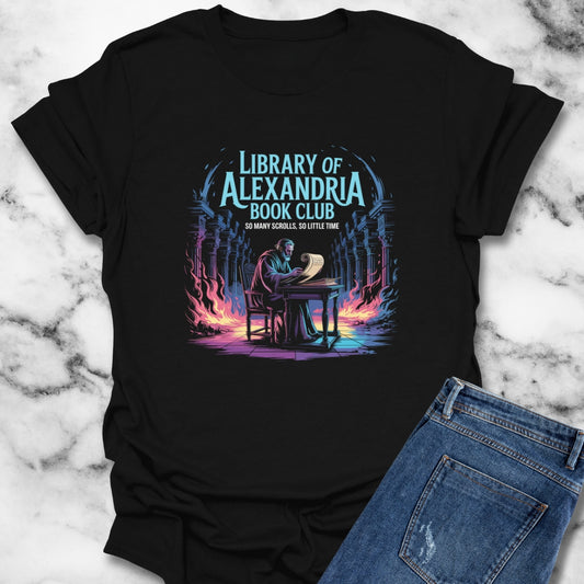 Library of Alexandria Book Club T-Shirt