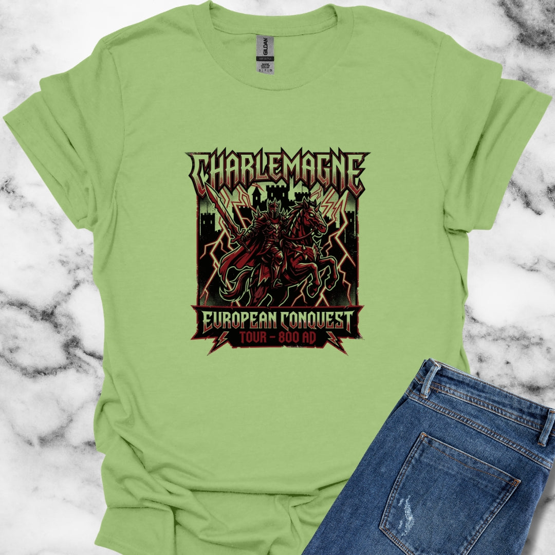 Charlemagne European Conquest Tour Unisex Lightweight T-Shirt