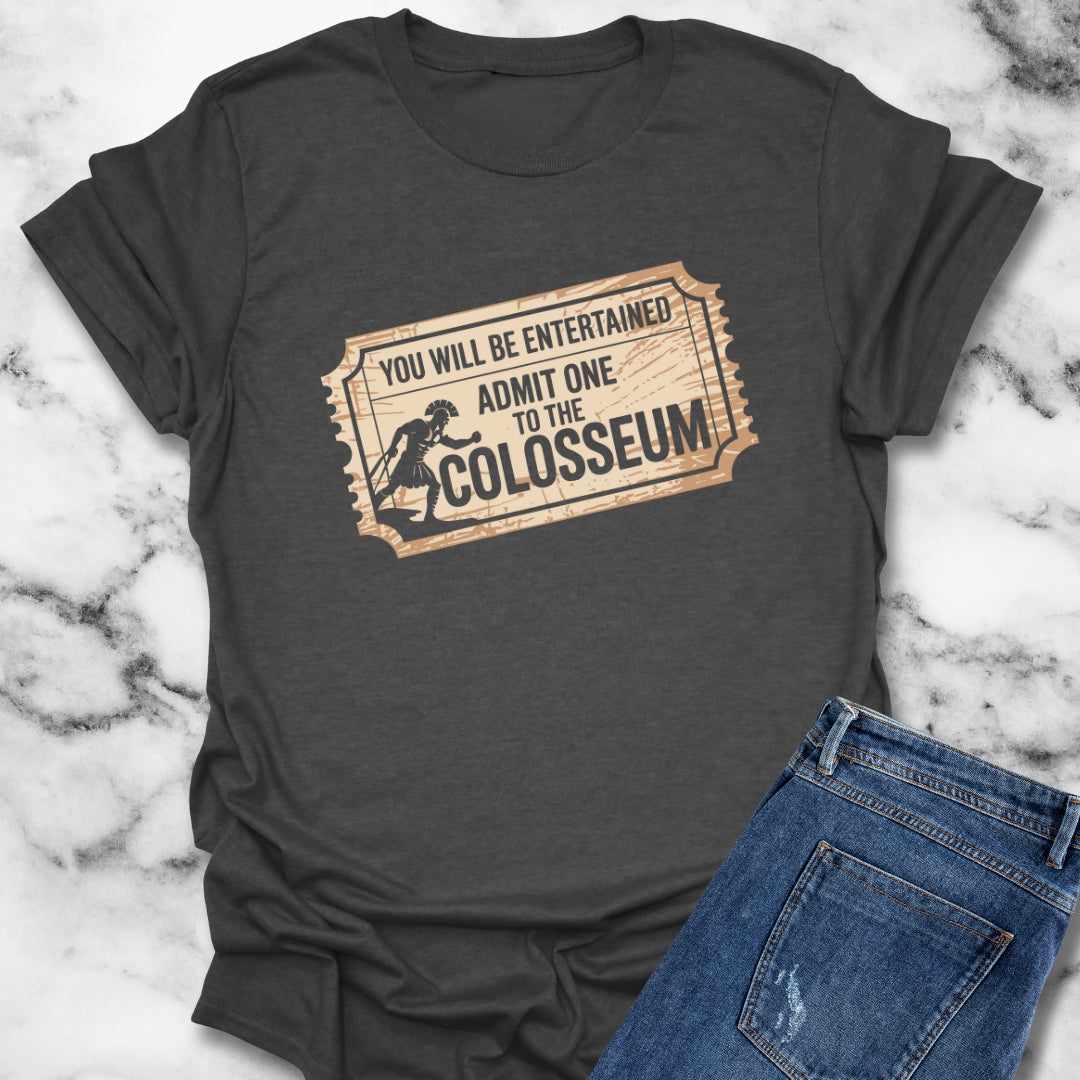 Colosseum Gladiator Ticket T-Shirt