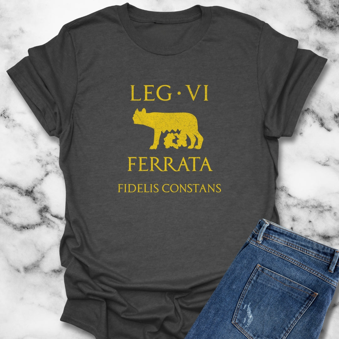 Ancient Roman Legion VI Ferrata Fidelis Constans T-Shirt