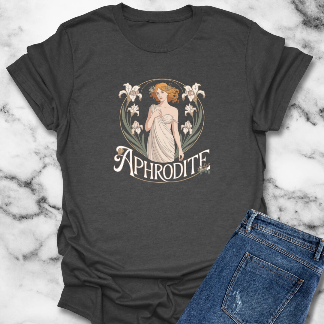 Aphrodite Art Nouveau Style T-Shirt