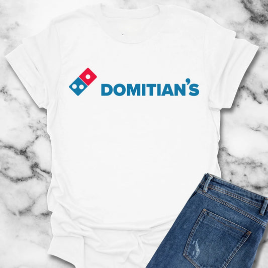 Domitians Pizza Logo T-Shirt